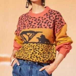 NWT MINKPINK Disney X Lion King Women's Oversized Sweater